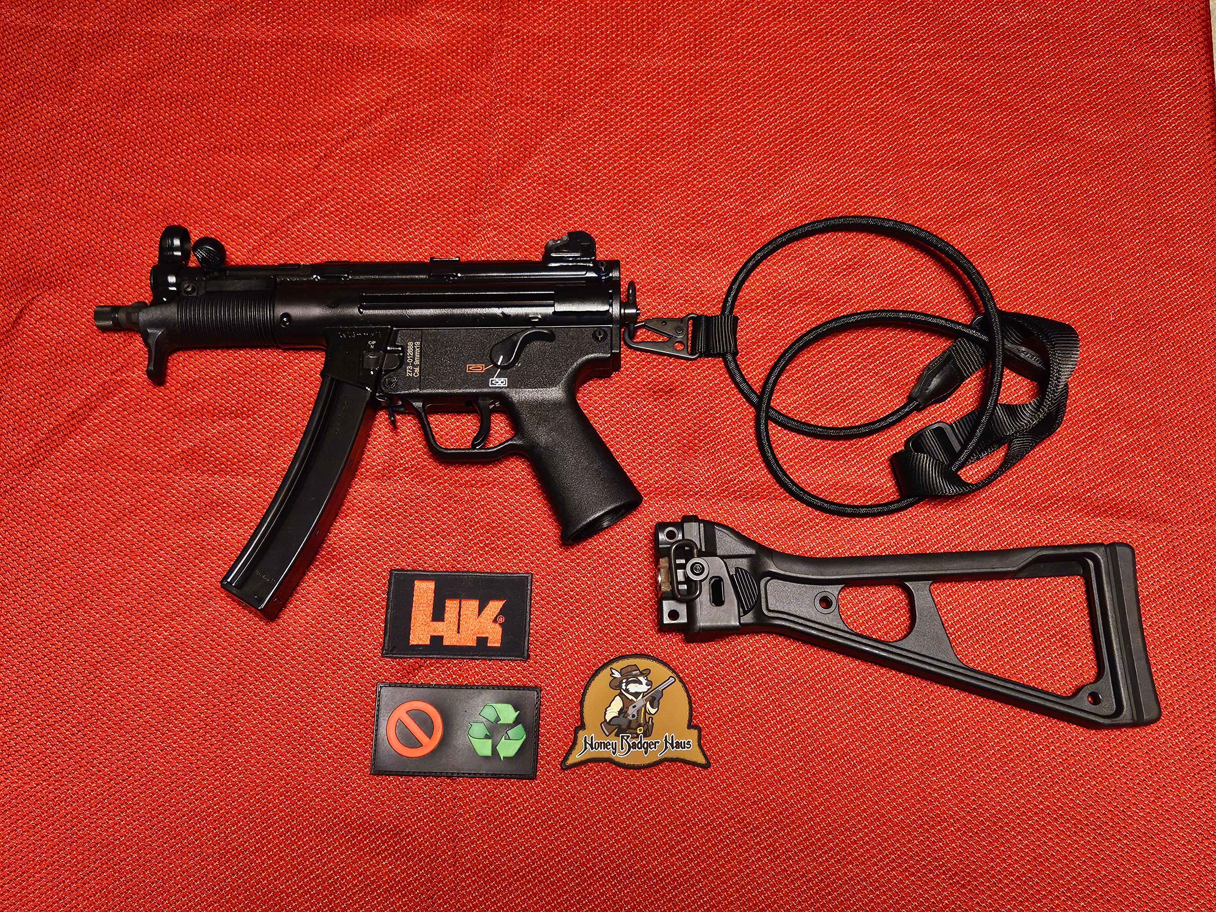 Heckler & Koch HK SP5K-PDW SBR Ready Kit w/ HK German Folding Stock