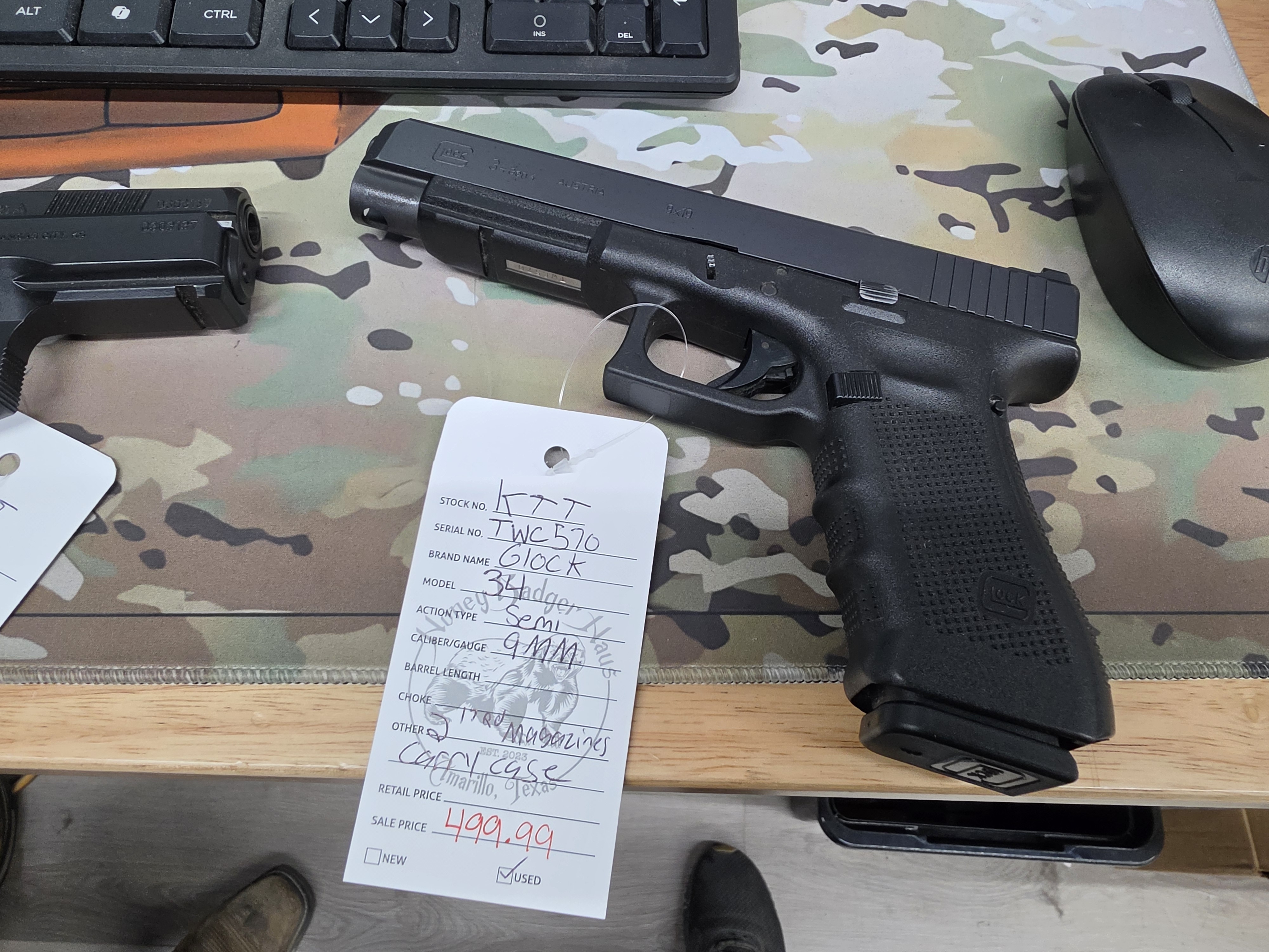 Used - Glock 34 w/ Two Mags